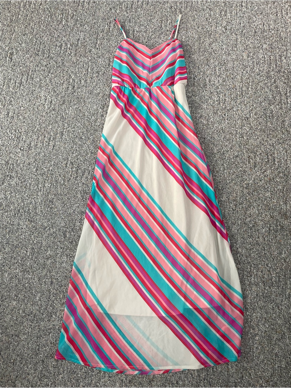 Striped maxi dress